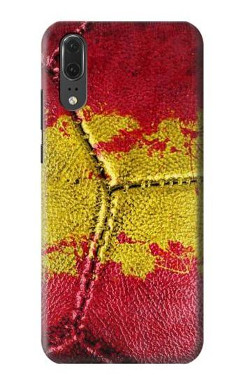 S3315 Spain Flag Vintage Football Graphic Case Cover Custodia per Huawei P20