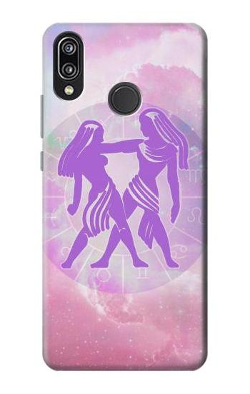 S3259 Zodiac Gemini Case Cover Custodia per Huawei P20 Lite