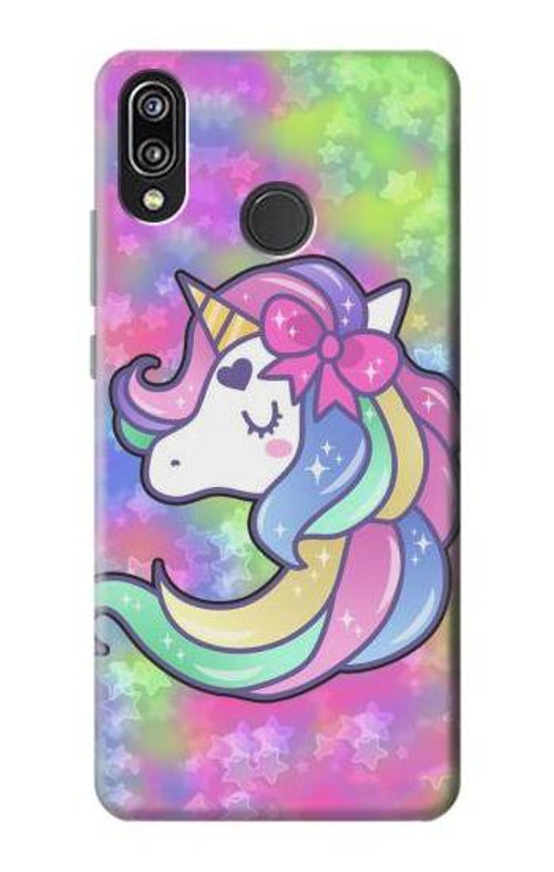 S3264 Pastel Unicorn Case Cover Custodia per Huawei P20 Lite