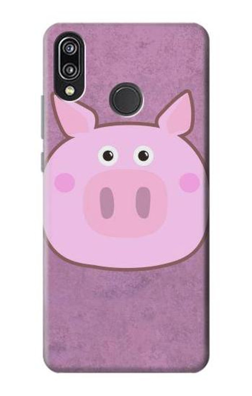 S3269 Pig Cartoon Case Cover Custodia per Huawei P20 Lite