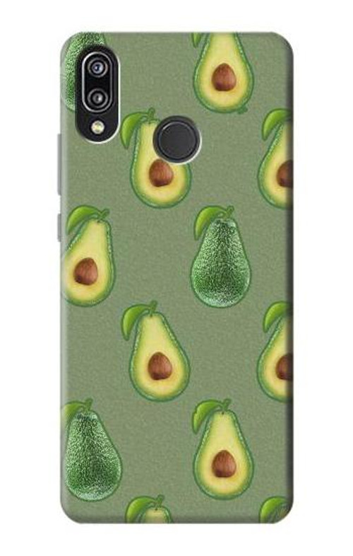 S3285 Avocado Fruit Pattern Case Cover Custodia per Huawei P20 Lite