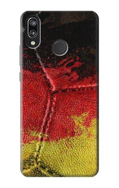 S3303 Germany Flag Vintage Football Graphic Case Cover Custodia per Huawei P20 Lite