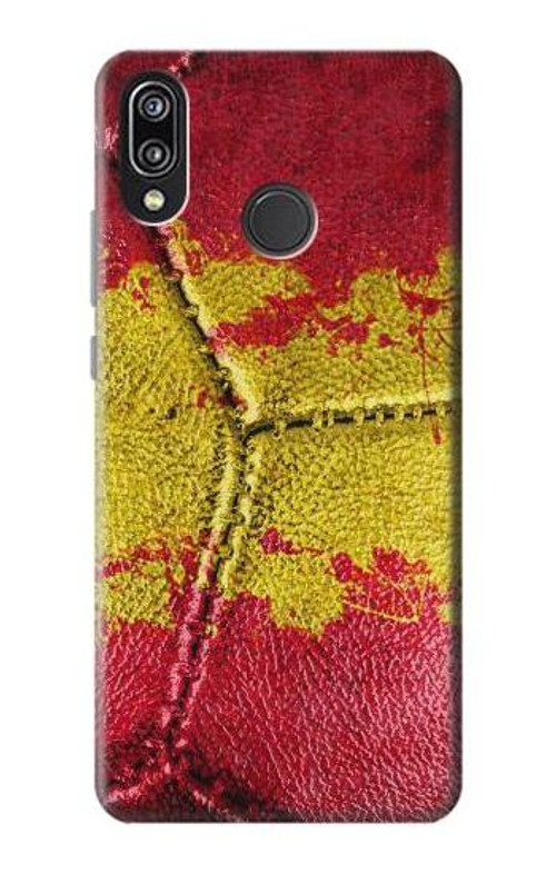 S3315 Spain Flag Vintage Football Graphic Case Cover Custodia per Huawei P20 Lite