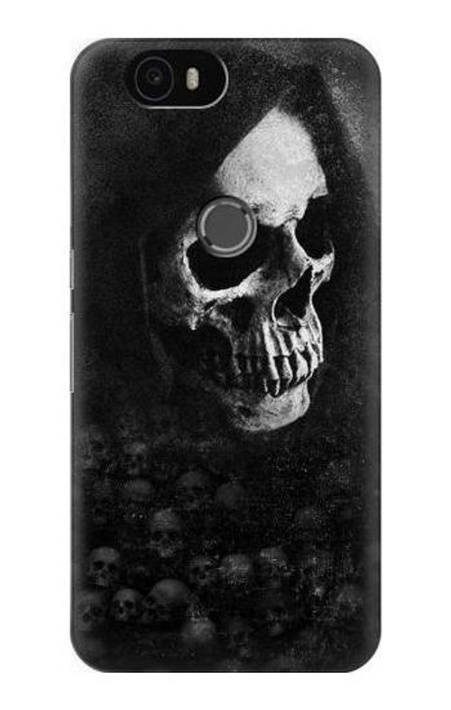 S3333 Death Skull Grim Reaper Case Cover Custodia per Huawei Nexus 6P