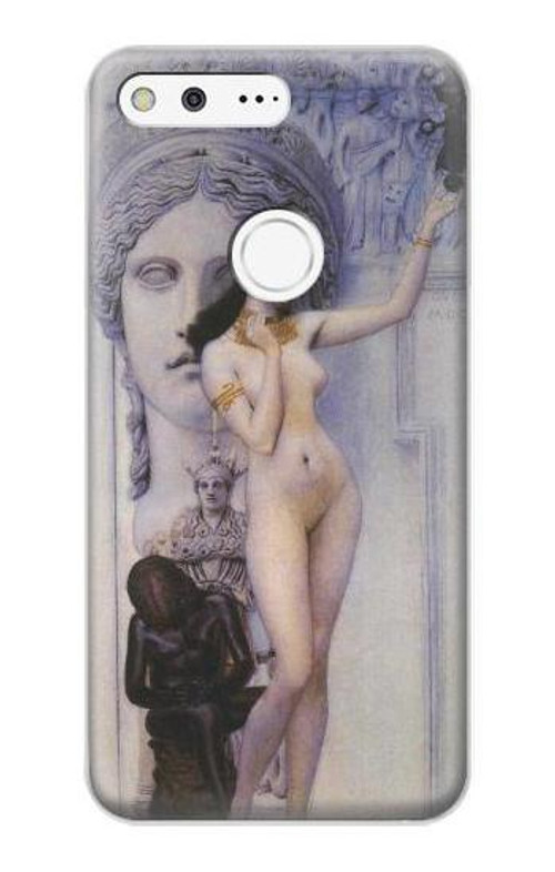 S3353 Gustav Klimt Allegory of Sculpture Case Cover Custodia per Google Pixel XL