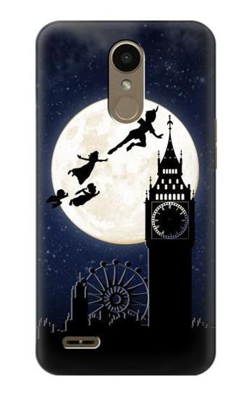 S3249 Peter Pan Fly Full Moon Night Case Cover Custodia per LG K10 (2018), LG K30