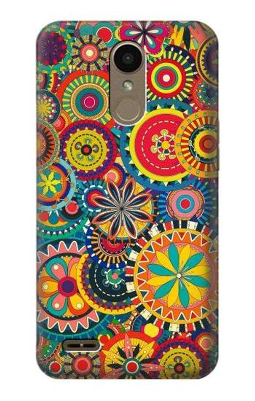 S3272 Colorful Pattern Case Cover Custodia per LG K10 (2018), LG K30