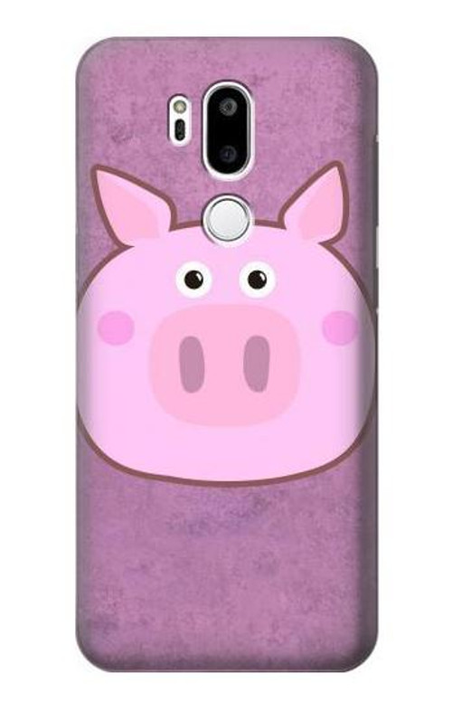 S3269 Pig Cartoon Case Cover Custodia per LG G7 ThinQ