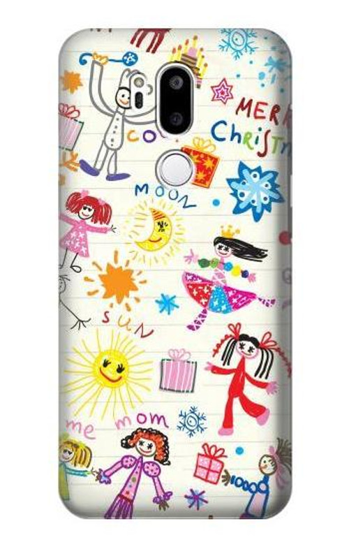 S3280 Kids Drawing Case Cover Custodia per LG G7 ThinQ