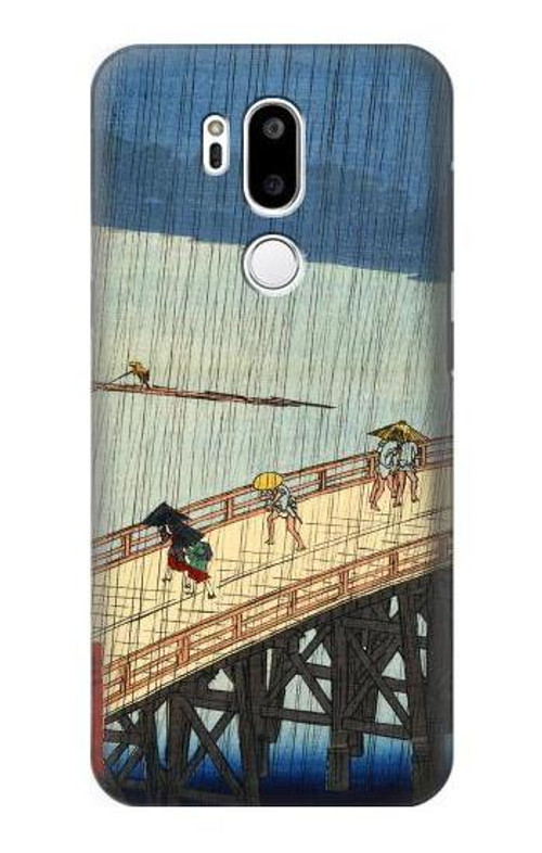 S3347 Utagawa Hiroshige Sudden shower Case Cover Custodia per LG G7 ThinQ