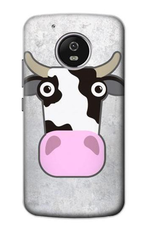 S3257 Cow Cartoon Case Cover Custodia per Motorola Moto G5