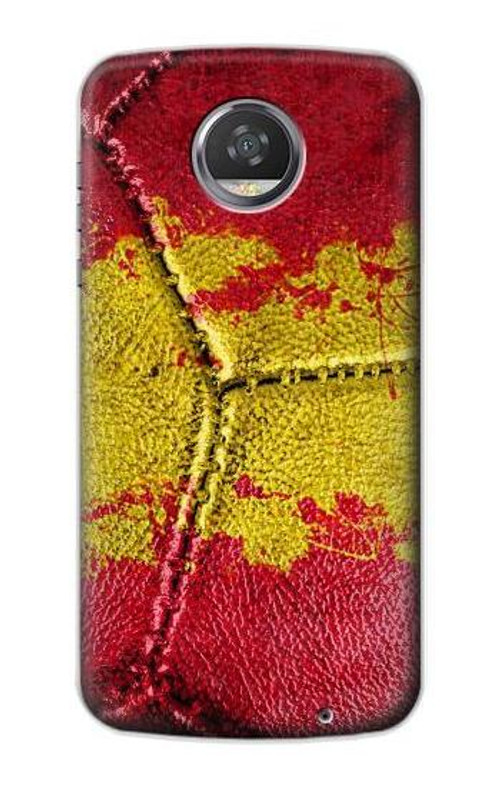 S3315 Spain Flag Vintage Football Graphic Case Cover Custodia per Motorola Moto Z2 Play, Z2 Force