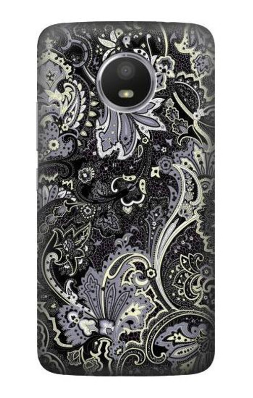 S3251 Batik Flower Pattern Case Cover Custodia per Motorola Moto E4 Plus