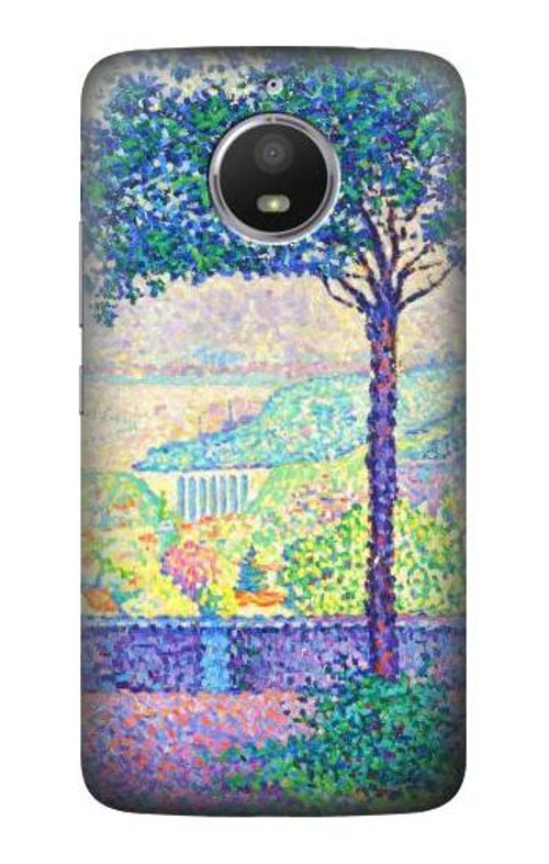 S3349 Paul Signac Terrace of Meudon Case Cover Custodia per Motorola Moto E4 Plus