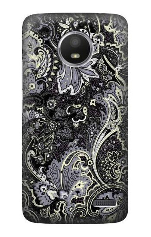 S3251 Batik Flower Pattern Case Cover Custodia per Motorola Moto E4