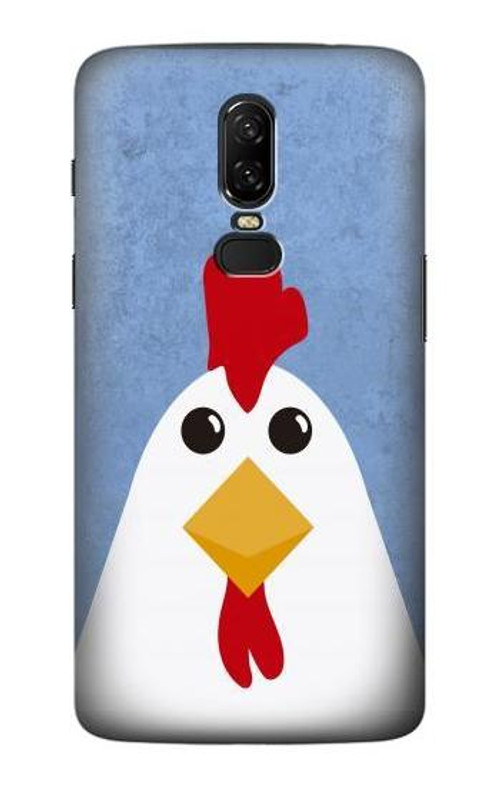 S3254 Chicken Cartoon Case Cover Custodia per OnePlus 6