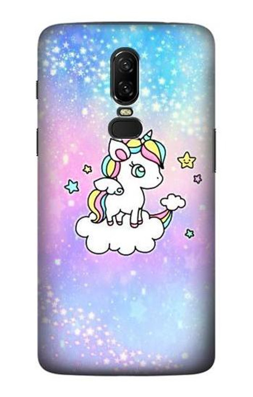 S3256 Cute Unicorn Cartoon Case Cover Custodia per OnePlus 6