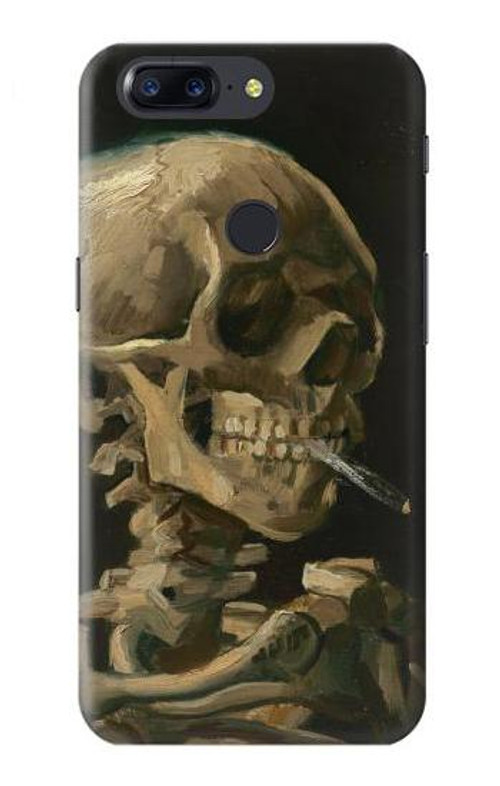 S3358 Vincent Van Gogh Skeleton Cigarette Case Cover Custodia per OnePlus 5T