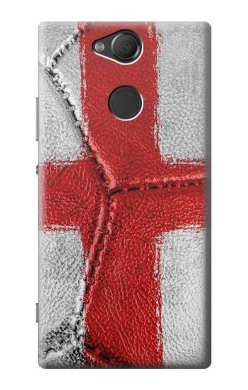 S3316 England Flag Vintage Football Graphic Case Cover Custodia per Sony Xperia XA2