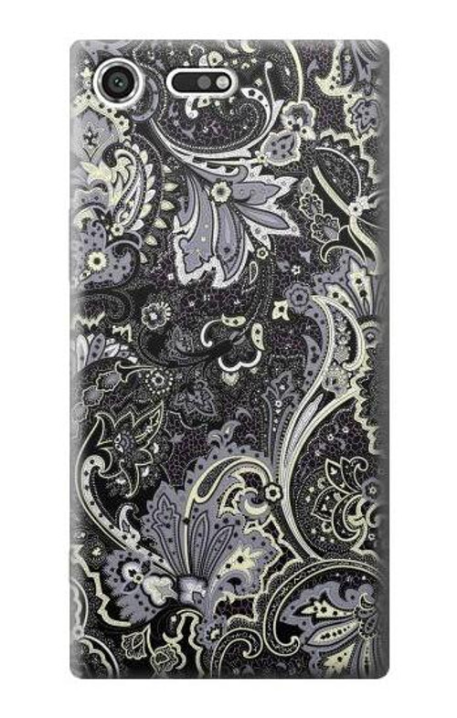 S3251 Batik Flower Pattern Case Cover Custodia per Sony Xperia XZ Premium