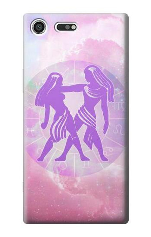 S3259 Zodiac Gemini Case Cover Custodia per Sony Xperia XZ Premium