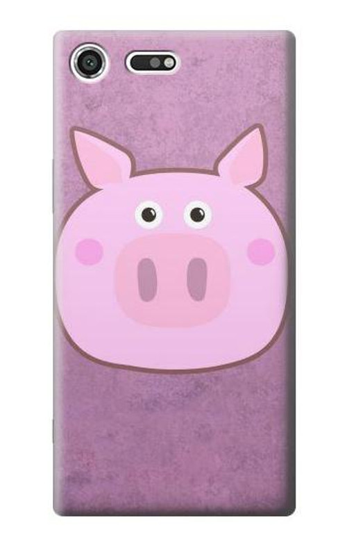 S3269 Pig Cartoon Case Cover Custodia per Sony Xperia XZ Premium