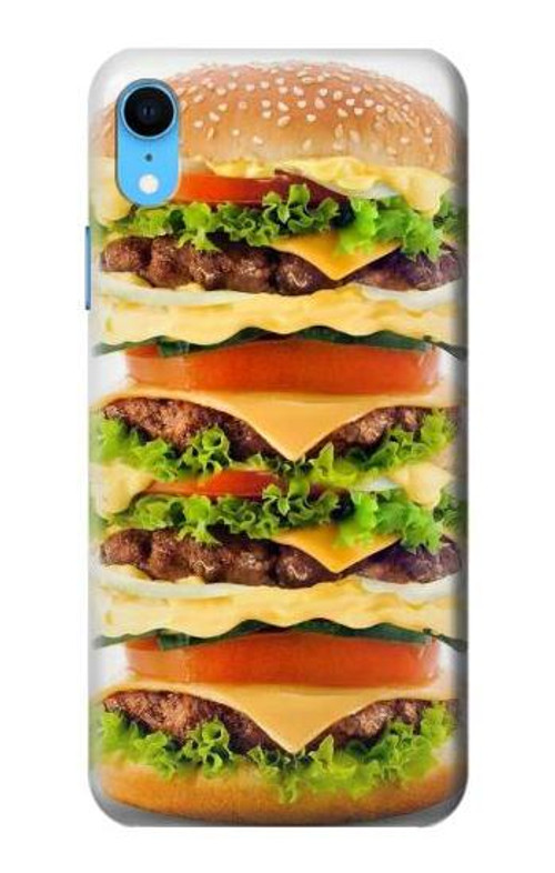 S0790 Hamburger Case Cover Custodia per iPhone XR