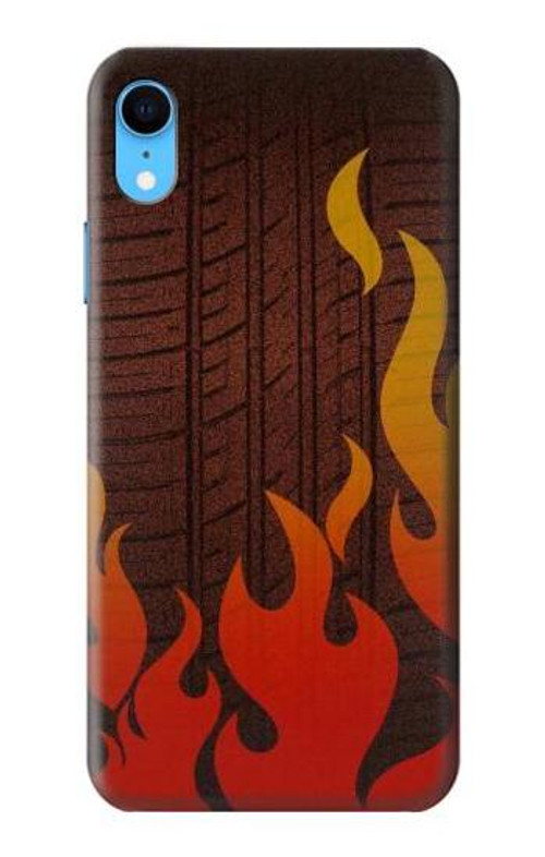S2988 Rally Car Tire Fire Case Cover Custodia per iPhone XR