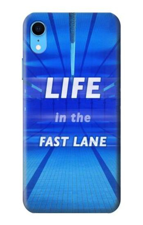 S3136 Life in the Fast Lane Swimming Pool Case Cover Custodia per iPhone XR