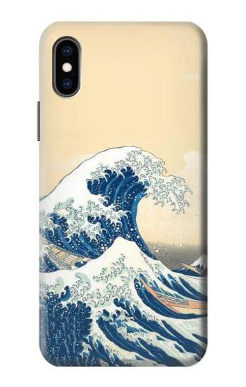 S2790 Hokusai Under The Wave off Kanagawa Case Cover Custodia per iPhone X, iPhone XS