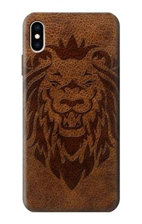 S2529 Leo Zodiac Tattoo Brown Graphic Print Case Cover Custodia per iPhone XS Max