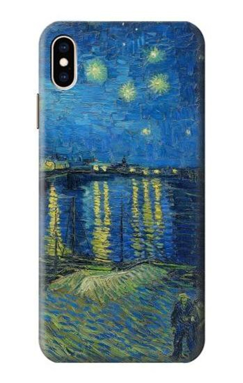 S3336 Van Gogh Starry Night Over the Rhone Case Cover Custodia per iPhone XS Max