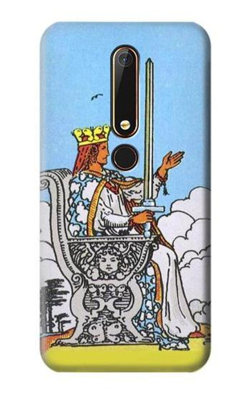 S3068 Tarot Card Queen of Swords Case Cover Custodia per Nokia 6.1, Nokia 6 2018
