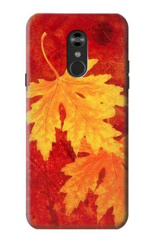 S0479 Maple Leaf Case Cover Custodia per LG Q Stylo 4, LG Q Stylus