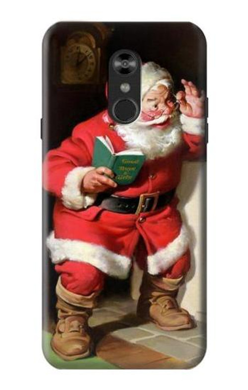 S1417 Santa Claus Merry Xmas Case Cover Custodia per LG Q Stylo 4, LG Q Stylus