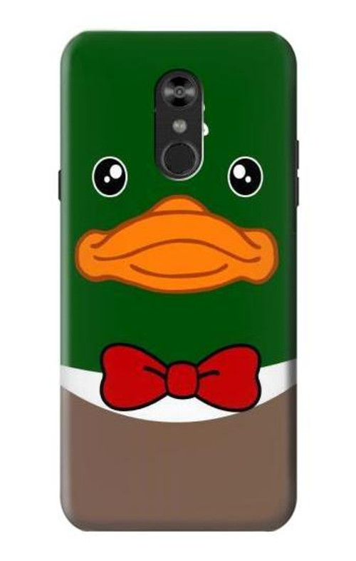 S2762 Green Head Mallard Duck Tuxedo Cartoon Case Cover Custodia per LG Q Stylo 4, LG Q Stylus