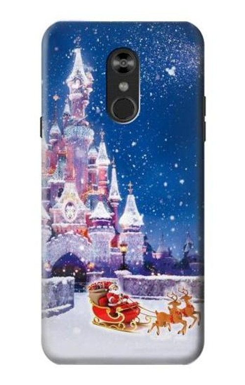 S3282 Santa Xmas Castle Case Cover Custodia per LG Q Stylo 4, LG Q Stylus