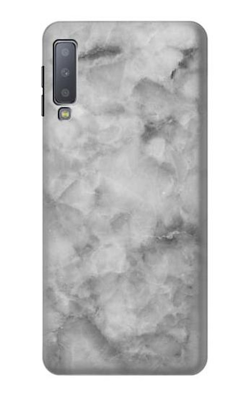 S2845 Gray Marble Texture Case Cover Custodia per Samsung Galaxy A7 (2018)