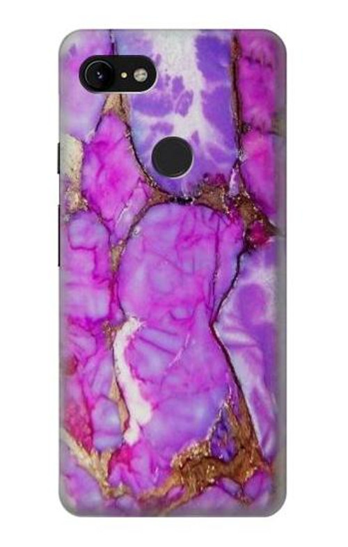 S2907 Purple Turquoise Stone Case Cover Custodia per Google Pixel 3 XL