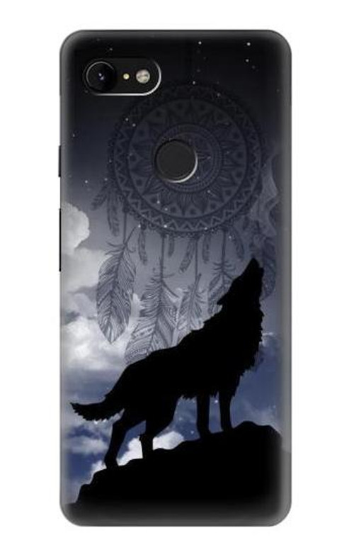 S3011 Dream Catcher Wolf Howling Case Cover Custodia per Google Pixel 3 XL