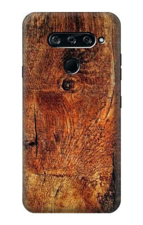 S1140 Wood Skin Graphic Case Cover Custodia per LG V40, LG V40 ThinQ