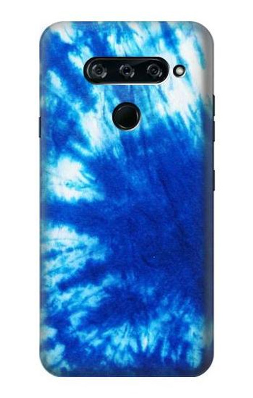 S1869 Tie Dye Blue Case Cover Custodia per LG V40, LG V40 ThinQ