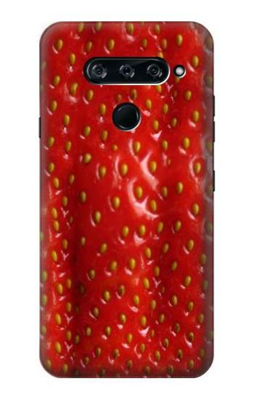 S2225 Strawberry Case Cover Custodia per LG V40, LG V40 ThinQ