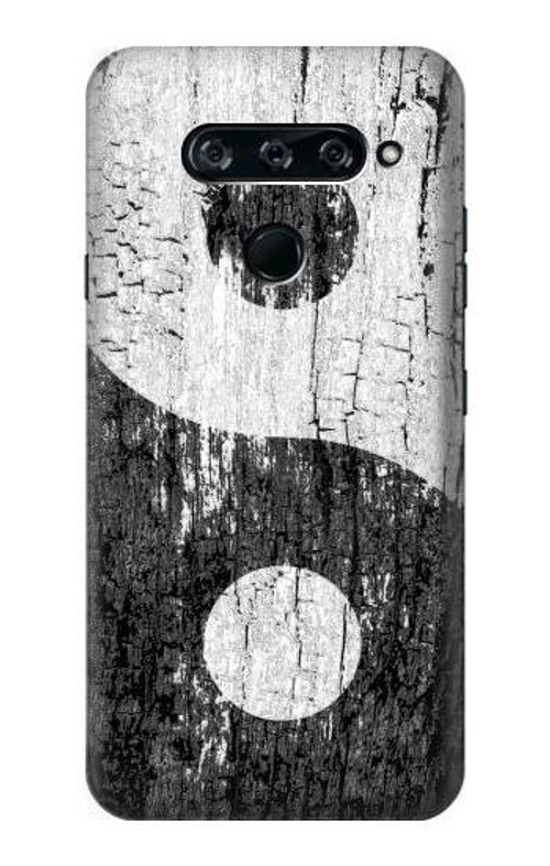 S2489 Yin Yang Wood Graphic Printed Case Cover Custodia per LG V40, LG V40 ThinQ