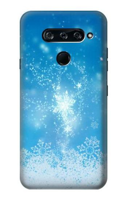 S2923 Frozen Snow Spell Magic Case Cover Custodia per LG V40, LG V40 ThinQ