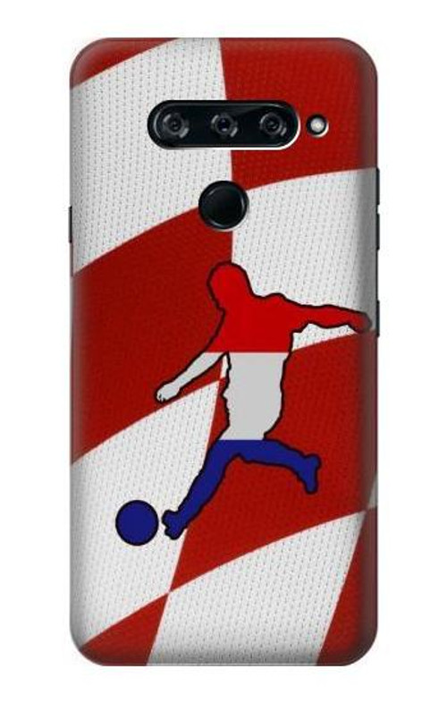 S2993 Croatia Football Soccer Euro 2016 Case Cover Custodia per LG V40, LG V40 ThinQ