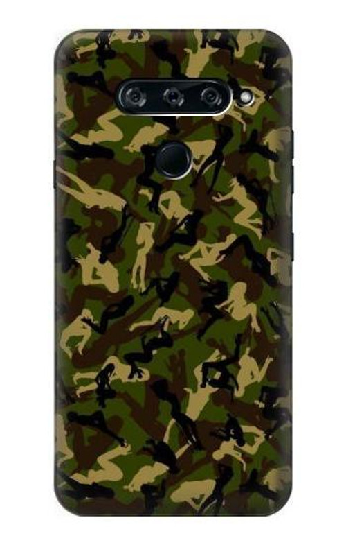 S3356 Sexy Girls Camo Camouflage Case Cover Custodia per LG V40, LG V40 ThinQ