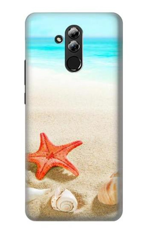 S3212 Sea Shells Starfish Beach Case Cover Custodia per Huawei Mate 20 lite