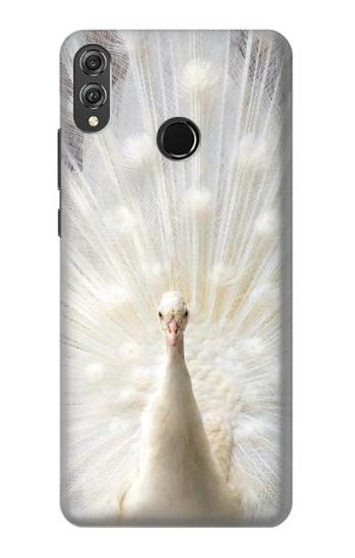 S1980 White Peacock Case Cover Custodia per Huawei Honor 8X