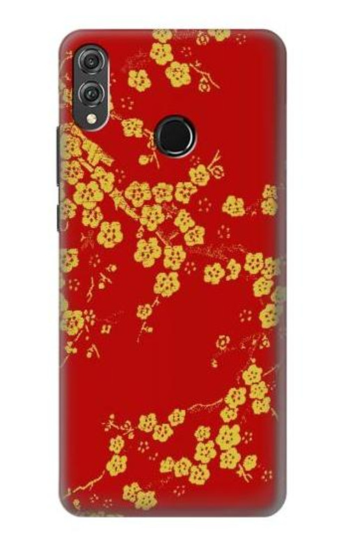 S2050 Cherry Blossoms Chinese Graphic Printed Case Cover Custodia per Huawei Honor 8X